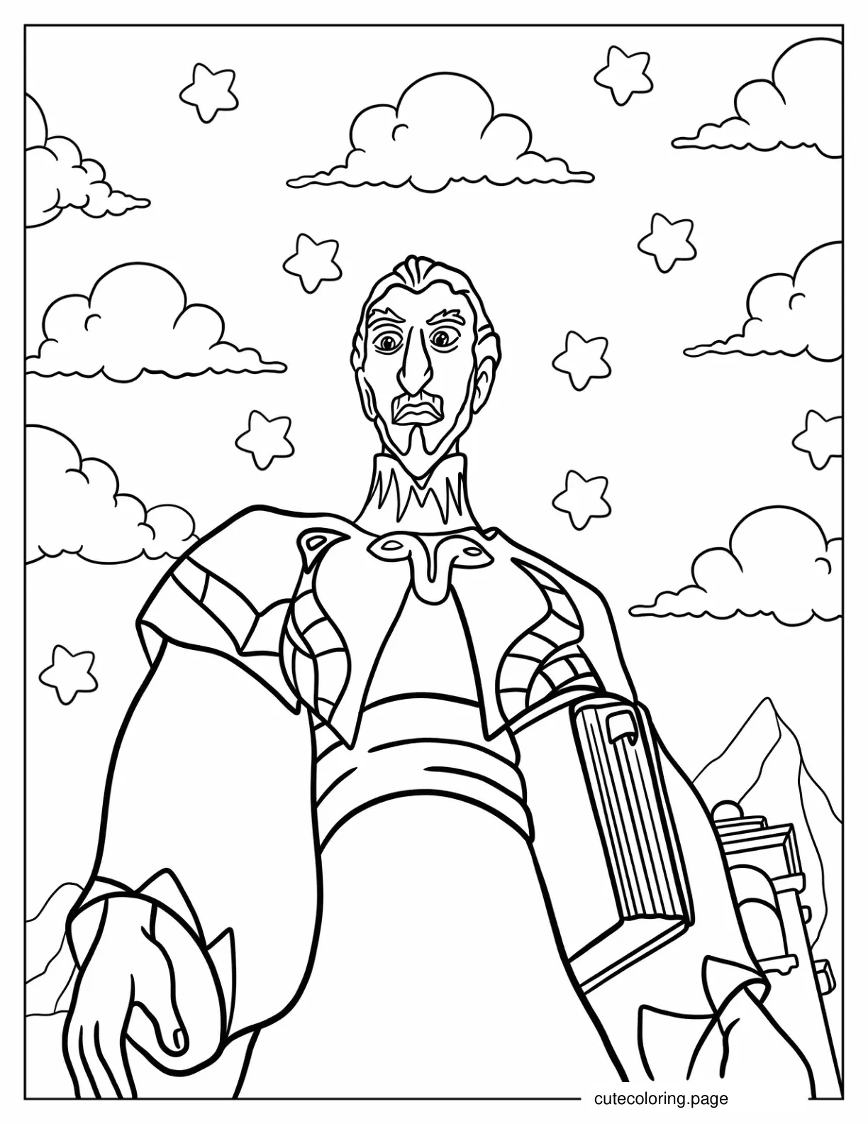 Fiero From Elena Of Avalor Coloring Page coloring page