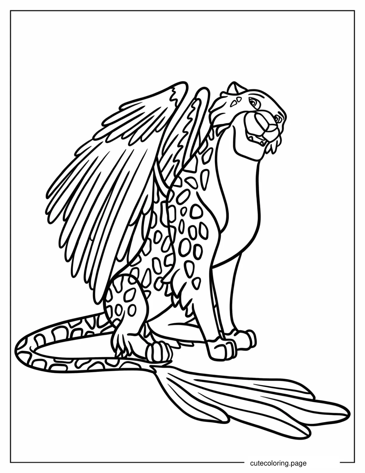 Smiling Jaquin Coloring Sheet For Preschoolers coloring page