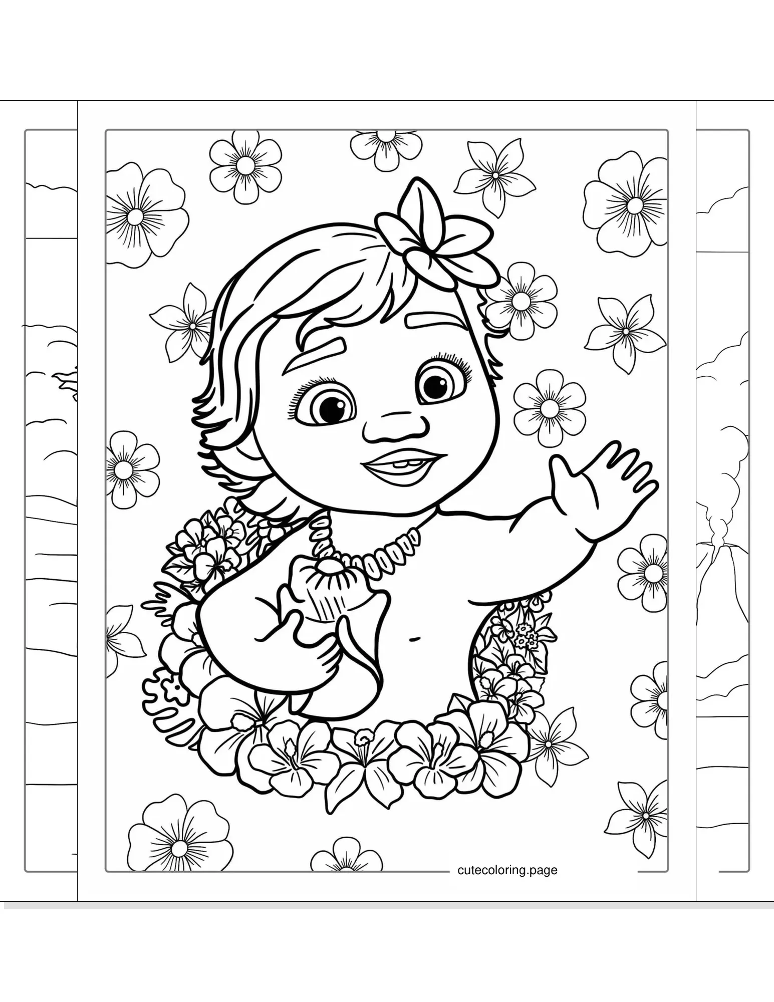 moana coloring pages coloring page