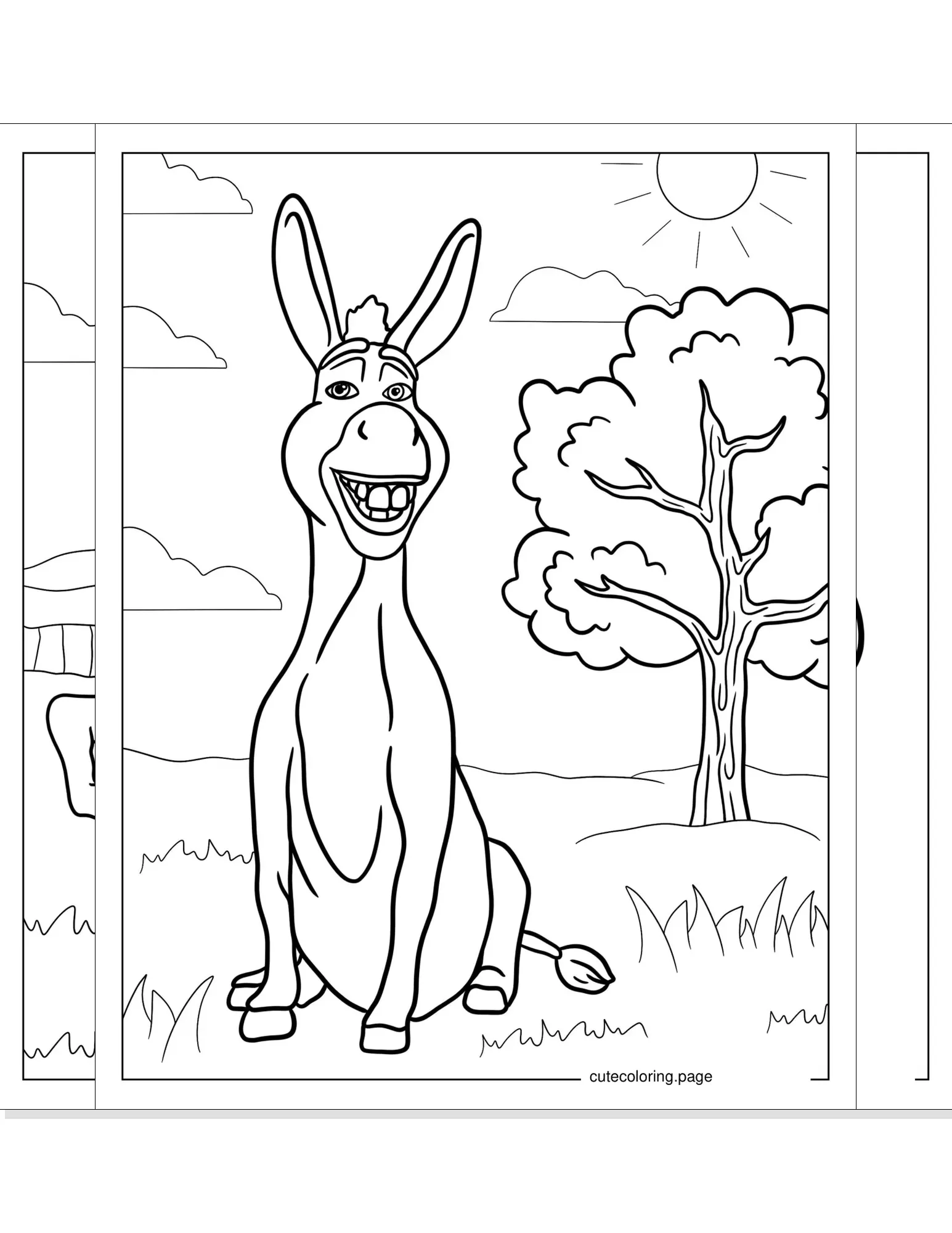 shrek coloring pages coloring page